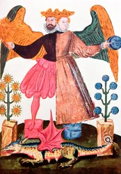 El andrógino hermético, finales del siglo XVII