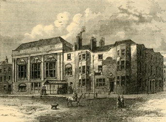 La Taberna de los Cuernos, Kennington, en 1820, c1878
