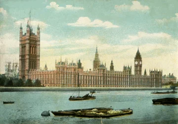 Las Casas del Parlamento, Londres, 1906