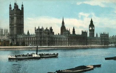 Las Casas del Parlamento, Westminster, Londres, c1907