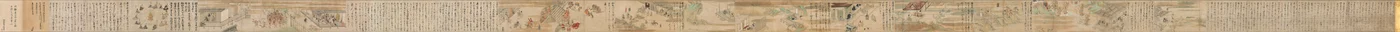 Los orígenes milagrosos ilustrados de la escuela Yuzu Nenbutsu Yuzu Nenbutsu Engi Emaki, 1300s