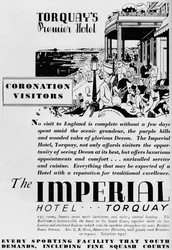El Hotel Imperial, Torquay, 1937