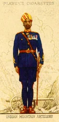 La artillería de montaña india, 1936