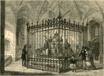 La sala de joyas en la Torre, c. 1872