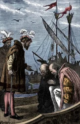 El rey visita a Vasco da Gama, 1904