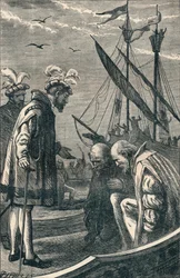 El Rey visita a Vasco da Gama, 1904