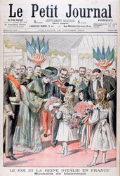 El Rey y la Reina de Italia en Francia, 1903