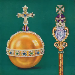 El orbe y el cetro del rey, 1937