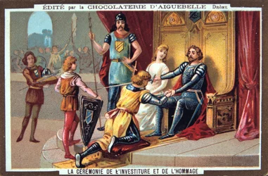 Los caballeros - juramento de lealtad al señor, Edad Media. Siglo XIX.
