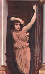 La última vigilia de Hero, 1887, c1902