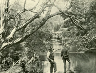 El lugar de lanzamiento, Upper Yarra, Victoria, 1901