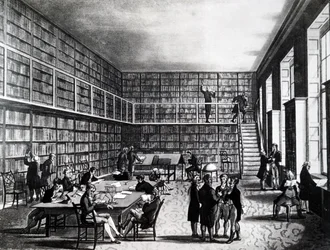 La biblioteca de la Real Institución, Calle Albemarle