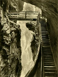 La Garganta de Liechtenstein, Austria, c1935