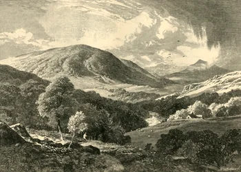 El valle de Lledr, 1898