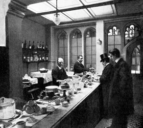 El Bar del Lobby, Cámara de los Comunes, Westminster, Londres, c1905