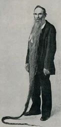La barba más larga registrada, 1896, 1910
