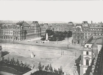 El Louvre, París, Francia, 1895