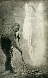 El hombre con el rastrillo de estiércol, 1936