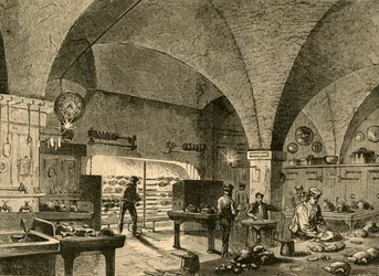 La cocina de la Casa de la Mansión, 1897