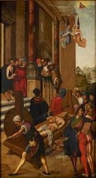 El martirio de San Erasmo, 1500
