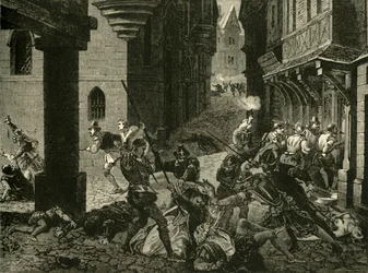 La masacre de San Bartolomé, 1572, 1890