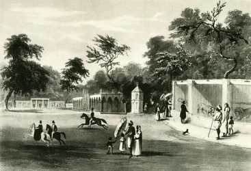 La Menagerie en el Parque Barrackpore, 1820, 1925