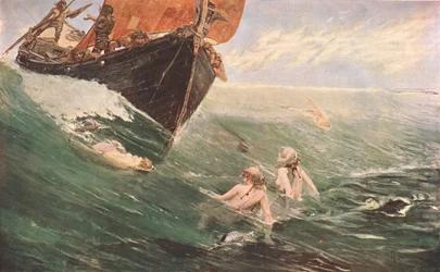 La Roca de las Sirenas, 1894, c1902