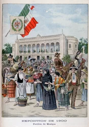 El pabellón mexicano en la Exposición Universal de 1900, París, 1900