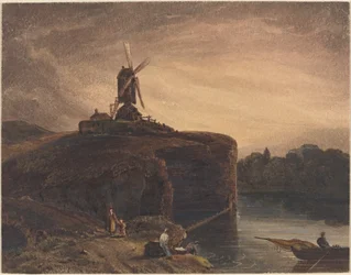El molino, primera mitad del siglo XIX