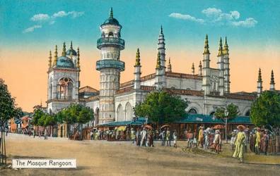 La Mezquita Rangún, c1888
