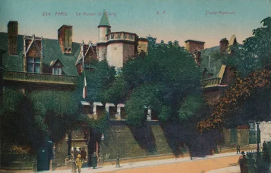 El Museo de Cluny, París, c1920