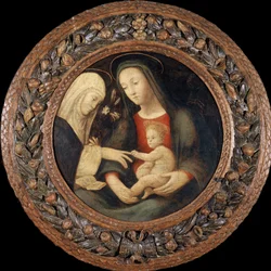 El matrimonio místico de Santa Catalina, primera mitad del siglo XVI