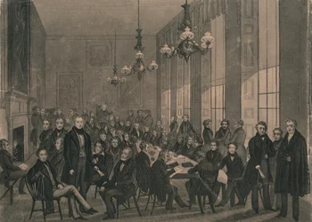 La Convención Nacional... 4 de febrero de 1839 en el British Coffee House.