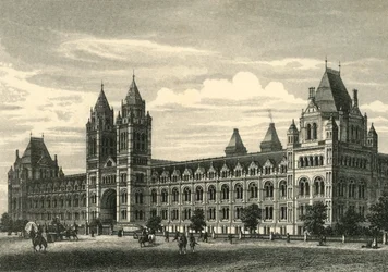 El Museo de Historia Natural, South Kensington, c1876