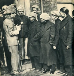 La marina está aquí. Cosacos rescatan a marineros británicos del Altmark, 1942