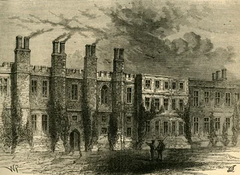 La antigua casa solariega de Chelsea, c1876