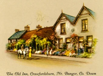 La vieja posada, Crawfordsburn, cerca de Bangor, Co. Down, 1936