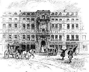 El antiguo salón de los Mercers, Londres, 1909
