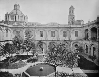 El antiguo convento de San Hipólito, Ciudad de México