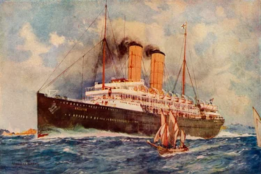 La línea Orsova Orient, c1930