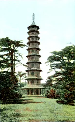 La Pagoda, Jardines de Kew, Richmond upon Thames, Londres, siglo XX