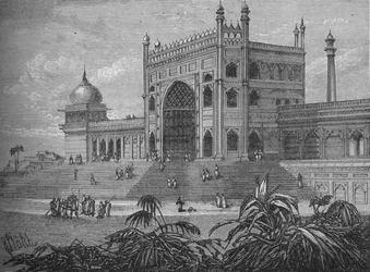 El Palacio en Delhi, c. 1880