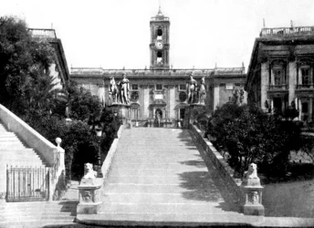 El Palacio del Senado, Roma, Italia, 1926
