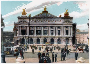 El Palais Garnier, París, c1900