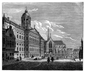 El Palais Royal, Ámsterdam, c. 1890