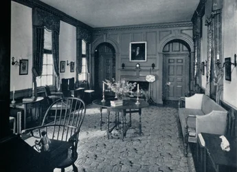 El salón de la taberna Raleigh, c. 1938