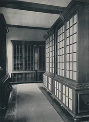 La Biblioteca Pepys, Magdalene College, Cambridge, 1928