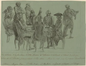 La comida de los filósofos, después de 1772