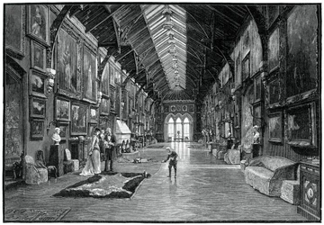 La Galería de Imágenes, Castillo de Kilkenny, siglo XIX