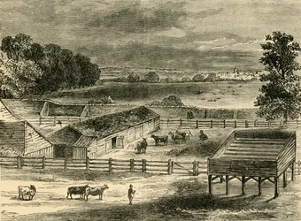 El Lugar de Ejecución, Tyburn, en 1790